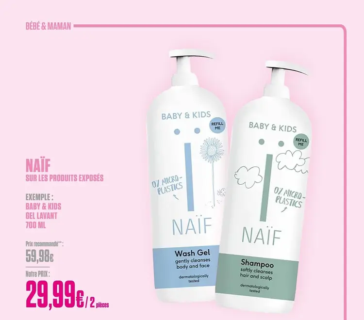 Offre: Baby & kids gel lavant