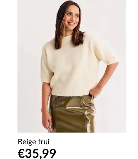 Aanbieding: Beige trui