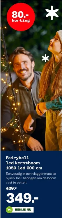 Aanbieding: Fairybell led kerstboom