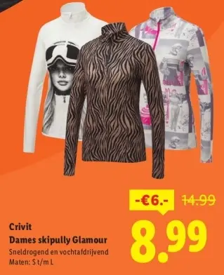 Aanbieding: Dames skipully Glamour