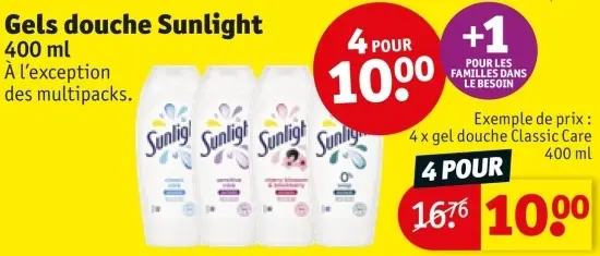Offre: Gels douche