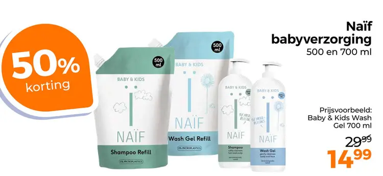 Aanbieding: Naïf babyverzorging