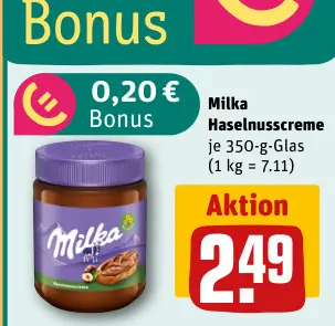 Aanbieding: Haselnusscreme