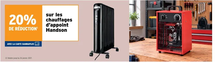 Offre: Handson Chauffages d'appoint