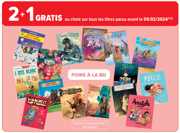 Offre: GRATIS au choix sur tous les titres parus