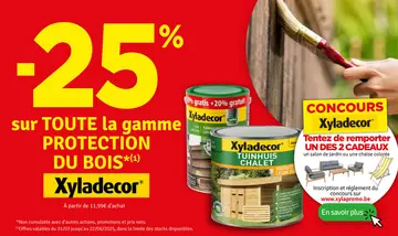 Aanbieding: PROTECTION DU BOIS