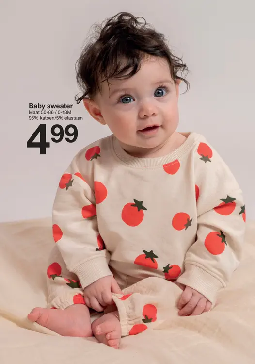 Promotie: Baby sweater