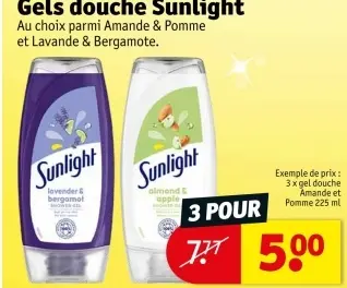 Offre: Gels douche