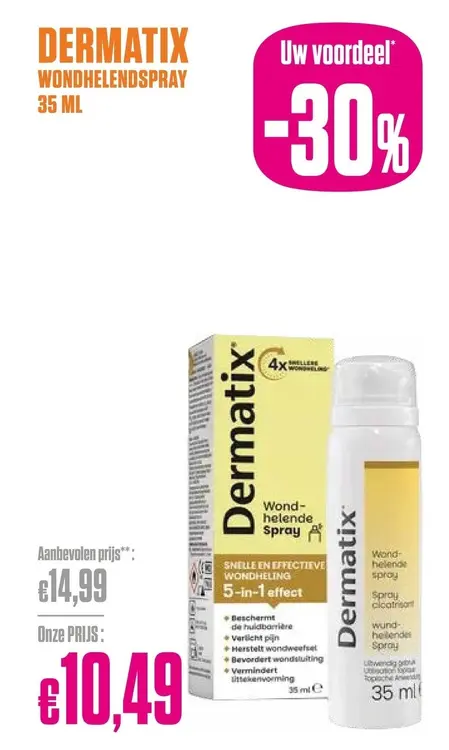 Promotie: Dermatix zoals: Wond-helende Spray