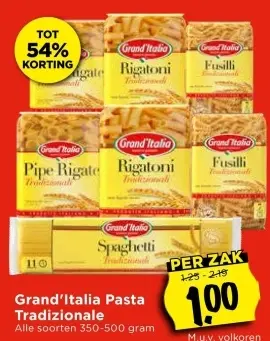 Aanbieding: Pasta Tradizionale