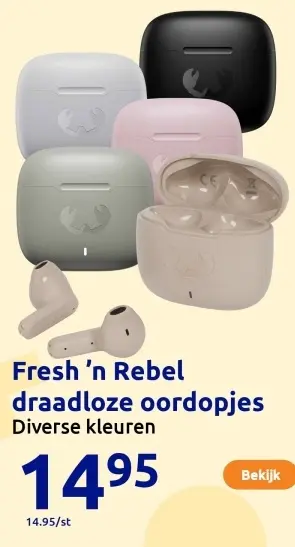 Aanbieding: draadloze oordopjes