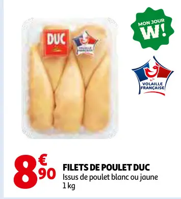 Offre: Filets de poulet
