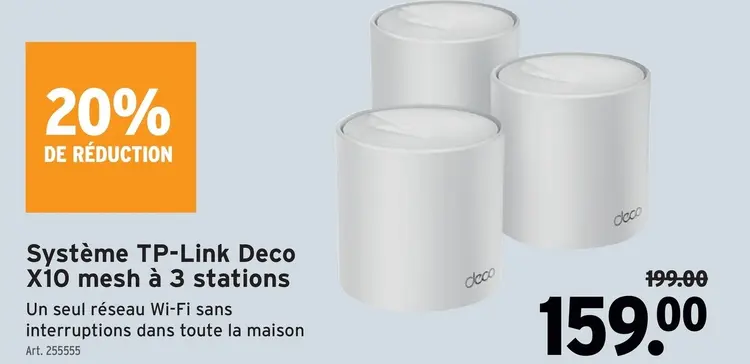Offre: Système TP-Link Deco X10 mesh