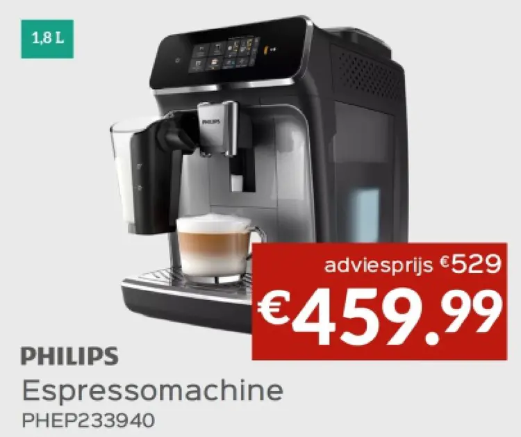 Promotie: Espressomachine