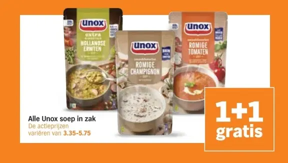 Aanbieding: Soep in zak