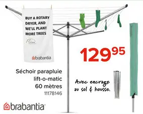 Offre: Séchoir parapluie lift-o-matic