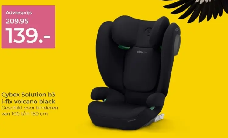 Aanbieding: Solution b3 i-fix volcano black