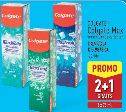 Promotie: Colgate Max