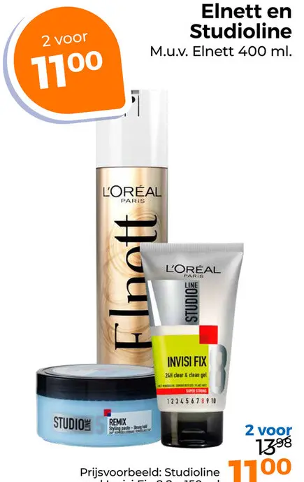 Aanbieding: Elnett en Studioline
