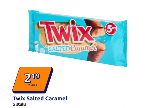 Promotie: Twix Salted Caramel