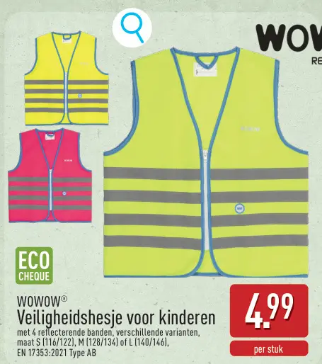 Promotie: WOWOW® Veiligheidshesje voor kinderen