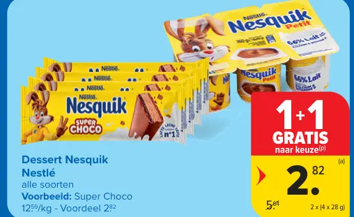 Promotie: Dessert Nesquik