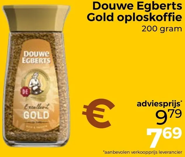 Aanbieding: Gold oploskoffie