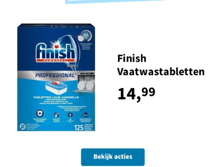 Aanbieding: Vaatwastabletten