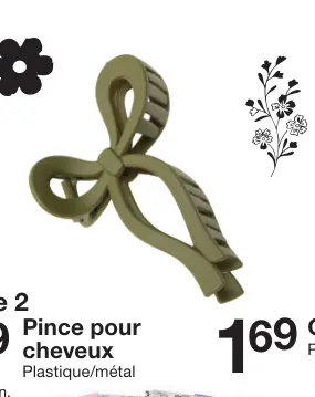Offre: Pince pour cheveux