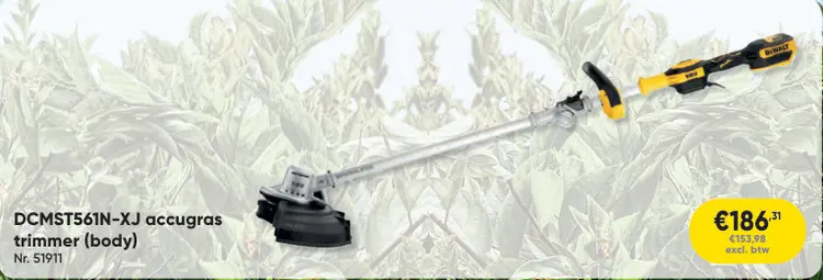 Promotie: DCMST561N-XJ accugras trimmer (body)