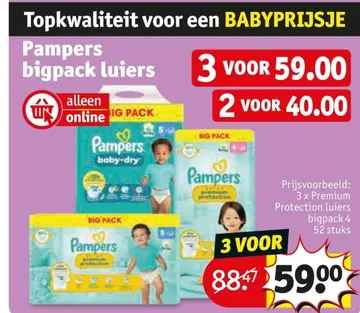 Aanbieding: Pampers bigpack luiers