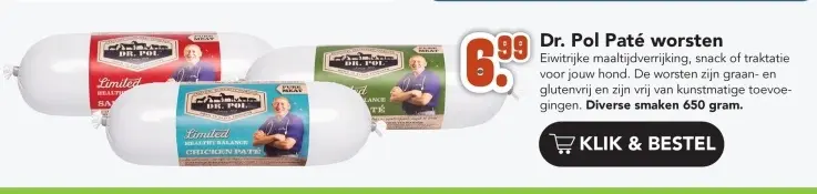 Aanbieding: Dr. Pol Paté worsten