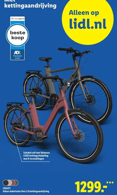 Aanbieding: Crivit E-bike