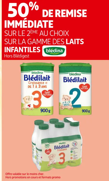 Offre: Blédilait Croissance