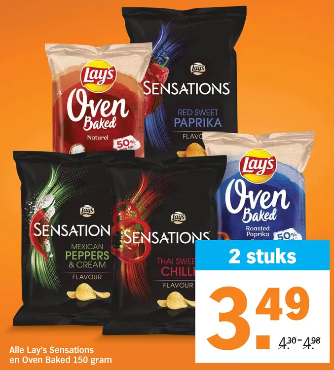Aanbieding: Lay's Sensations en Oven Baked