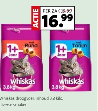 Aanbieding: Whiskas droogvoer