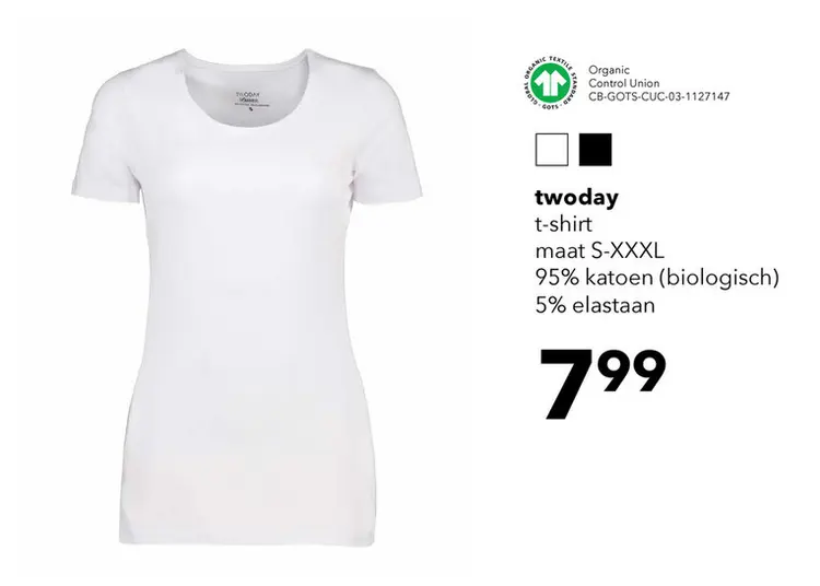 Aanbieding: t-shirt