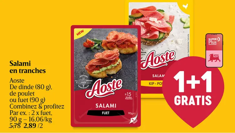 Offre: Salami en tranches