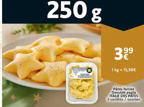 Offre: Pâtes farcies