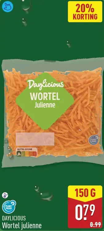 Aanbieding: Wortel julienne