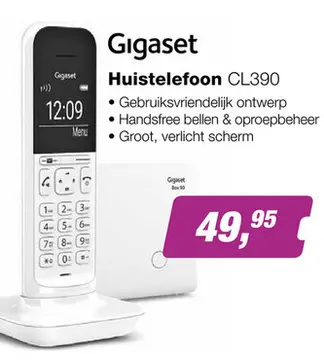 Aanbieding: Gigaset CL390 Huistelefoon
