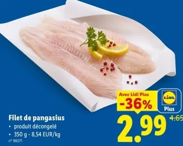 Offre: Filet de pangasius