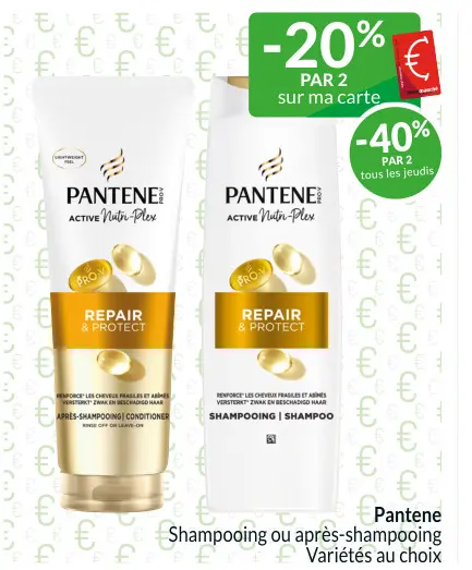 Offre: Shampooing ou après-shampooing