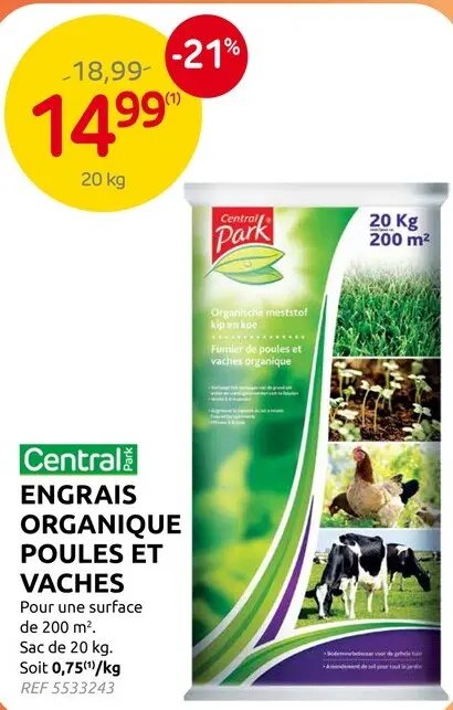 Offre: Engrais organique poules et vaches