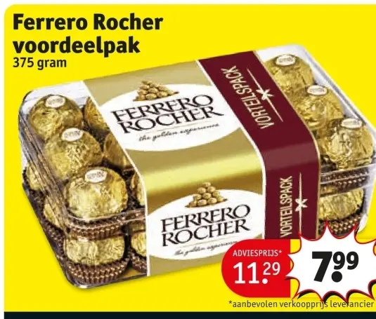 Aanbieding: Ferrero Rocher voordeelpak