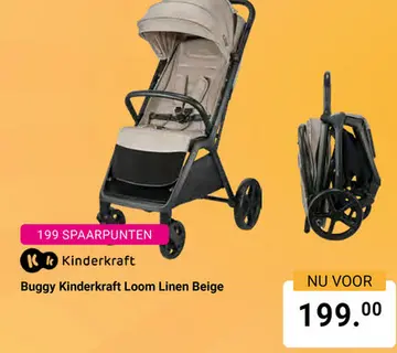 Aanbieding: Buggy Kinderkraft Loom Linen Beige