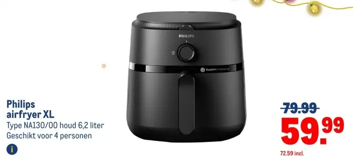 Aanbieding: airfryer XL