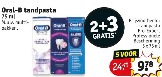 Aanbieding: Oral-B tandpasta