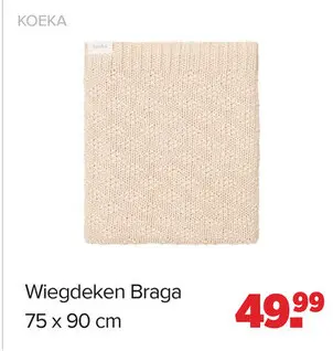 Aanbieding: Wiegdeken Braga