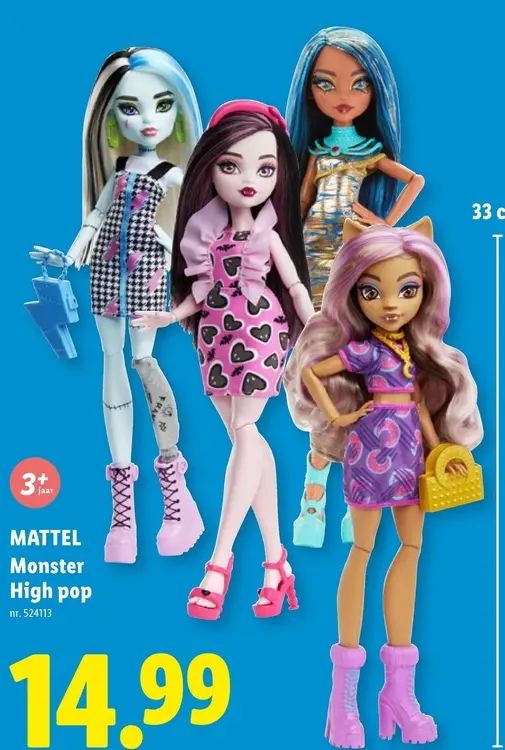 Promotie: Mattel Monster High pop